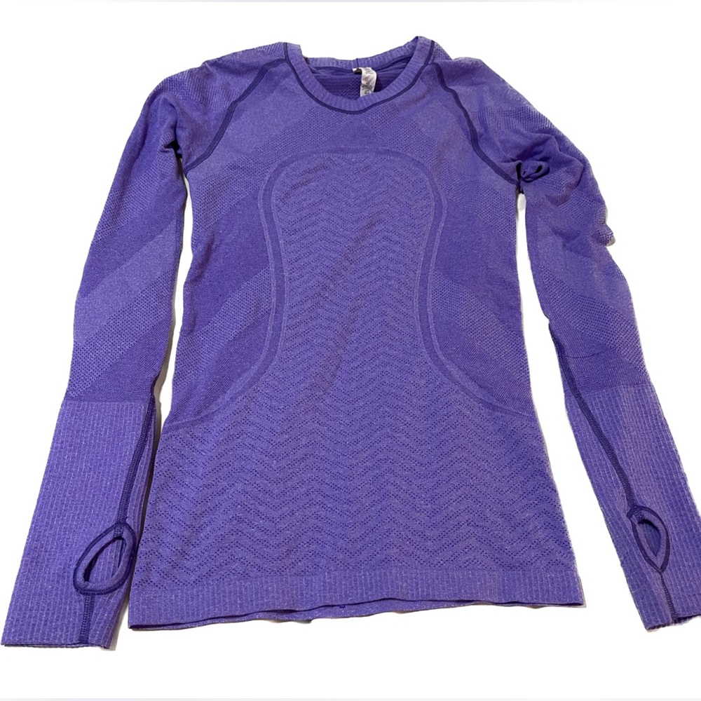 lululemon athletica Purple Long Sleeve Top